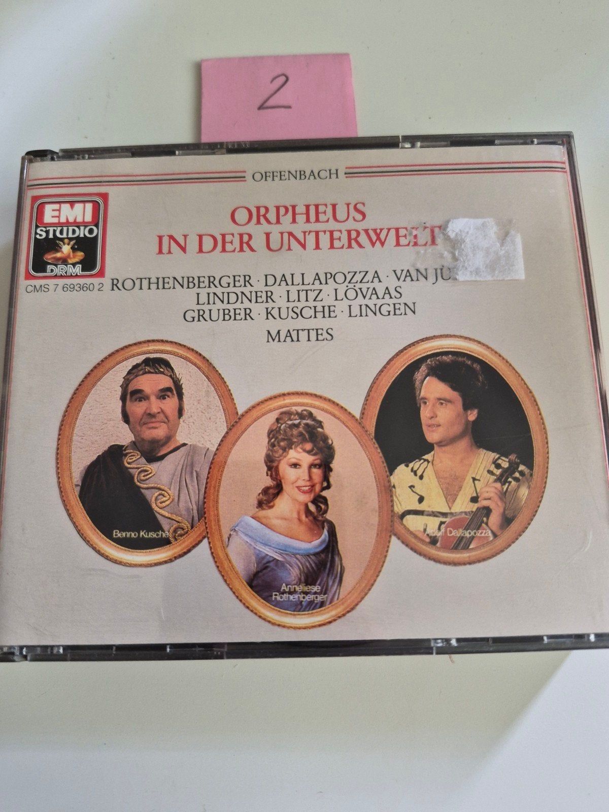 Offenbach - Orpheus in der Unterwelt (EMI Studio CD), Gebruikt, Overige componisten, Opera of Operette, Ophalen of Verzenden