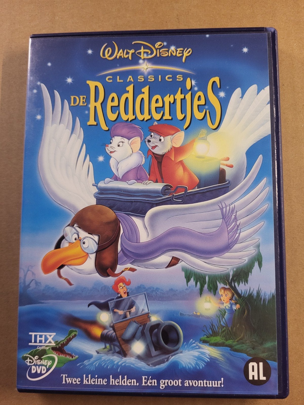 Walt Disney Classics: De Reddertjes DVD, Gebruikt, Animatie, Nederlands, Inclusief doosje