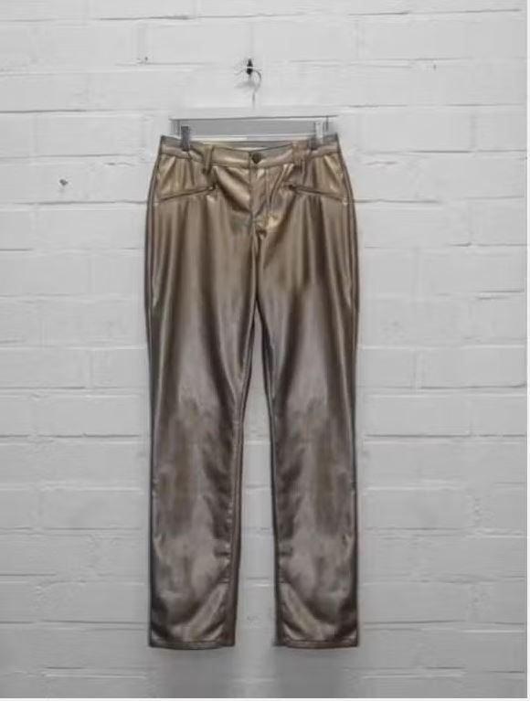 Florèz - Imitatieleren broek maat W28 - Nieuw €109, Nieuw, Ophalen of Verzenden, X, Maat 36 (S)