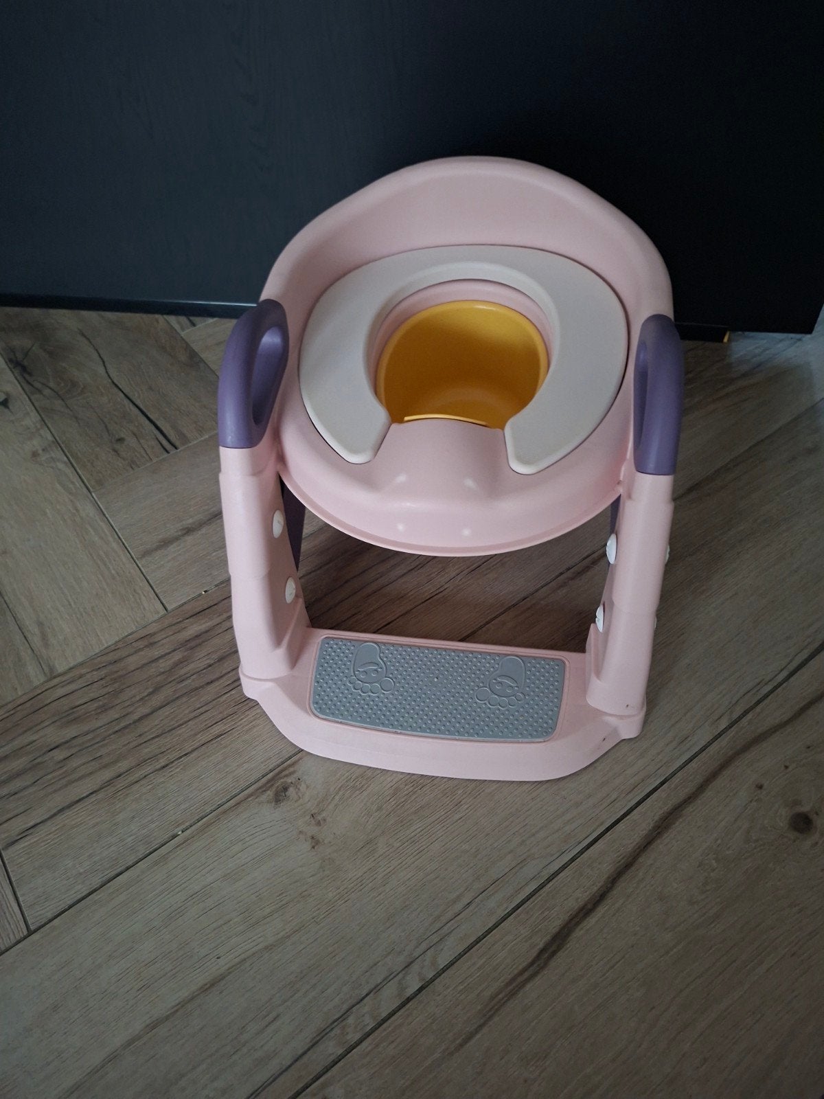 Roze potje/wc-trainer voor kinderen, Ophalen, Zo goed als nieuw