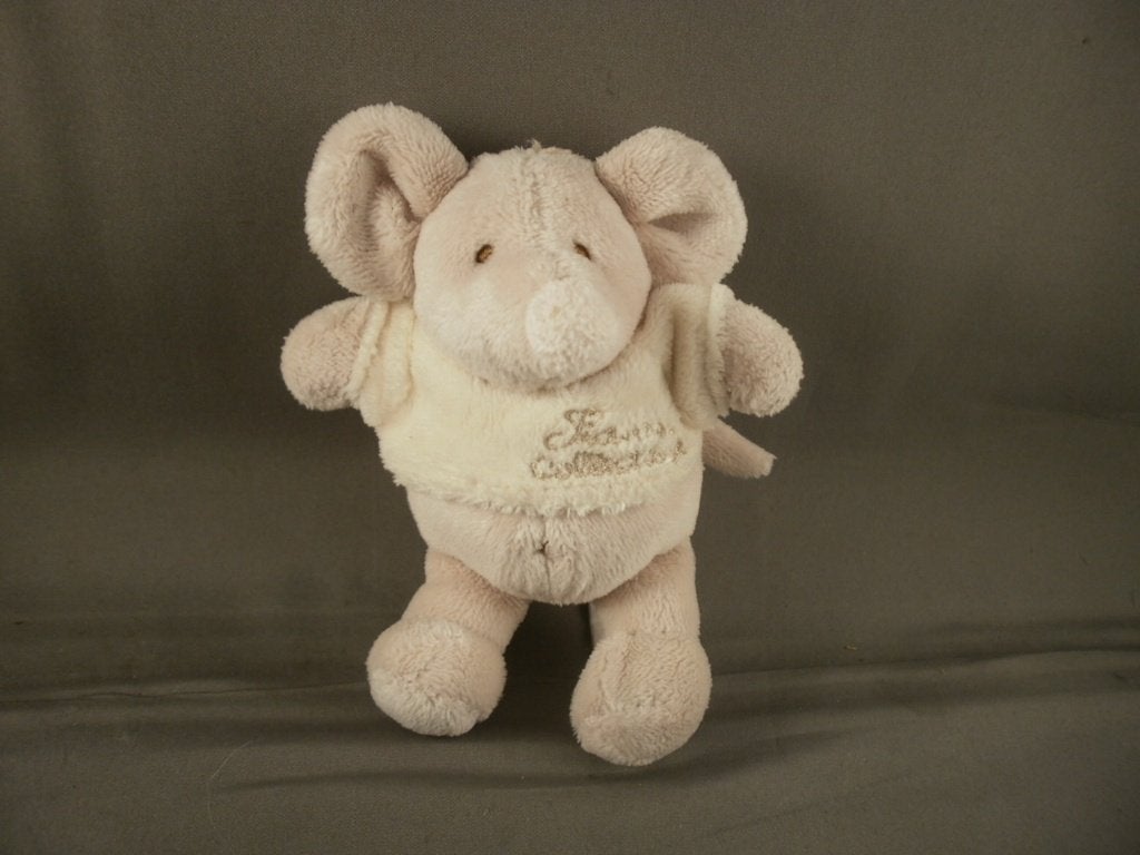 Tiamo muis met truitje aan beige crème velours gestikte ogen, Overige karakters, Nieuw, Ophalen of Verzenden, Tiamo