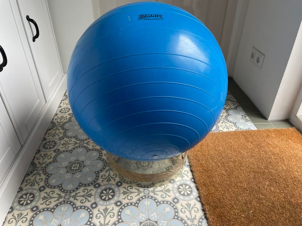 Trainingsbal Gymnic 65 cm met ring, Ophalen of Verzenden, Zo goed als nieuw