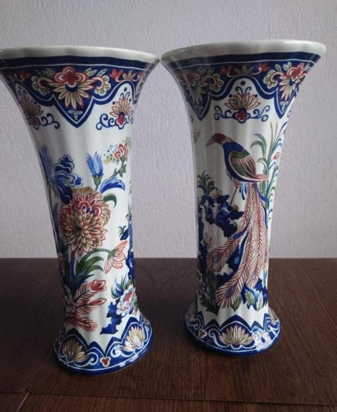 Set van 2 Vazen Vieux Rhodes Boch Handwerk, Ophalen of Verzenden