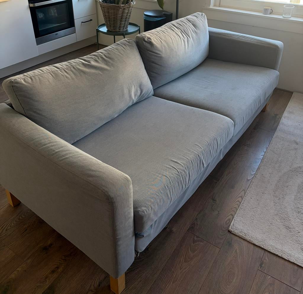 Grijze ikea bank, Huis en Inrichting, Banken | Bankstellen, Ophalen, Gebruikt, 150 tot 200 cm, Tweepersoons