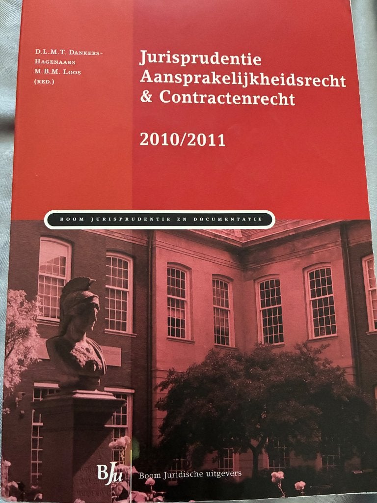 Jurisprudentie Aansprakelijkheids- & Contractenrecht, Boeken, Gelezen, Ophalen of Verzenden, WO, Gamma