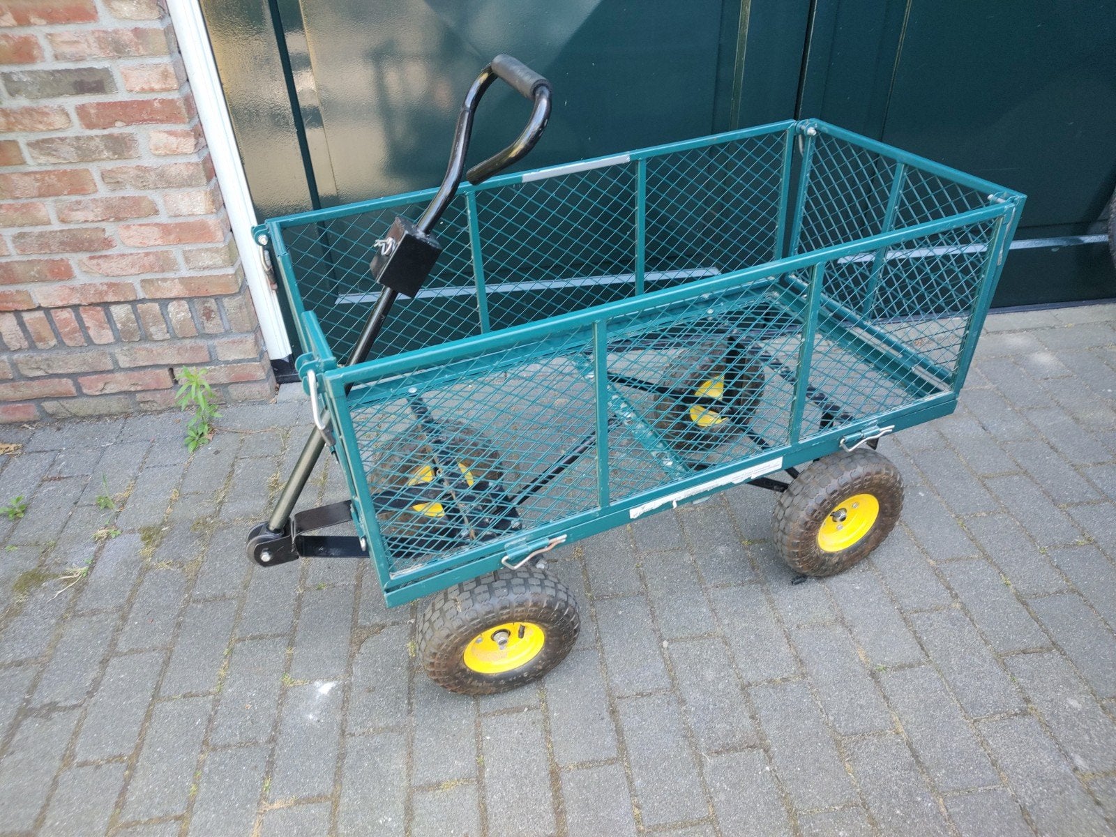 Gedeeltelijk opvouwbare bolderkar met luchtbanden, Ophalen, Gebruikt, Onbekend, Onbekend