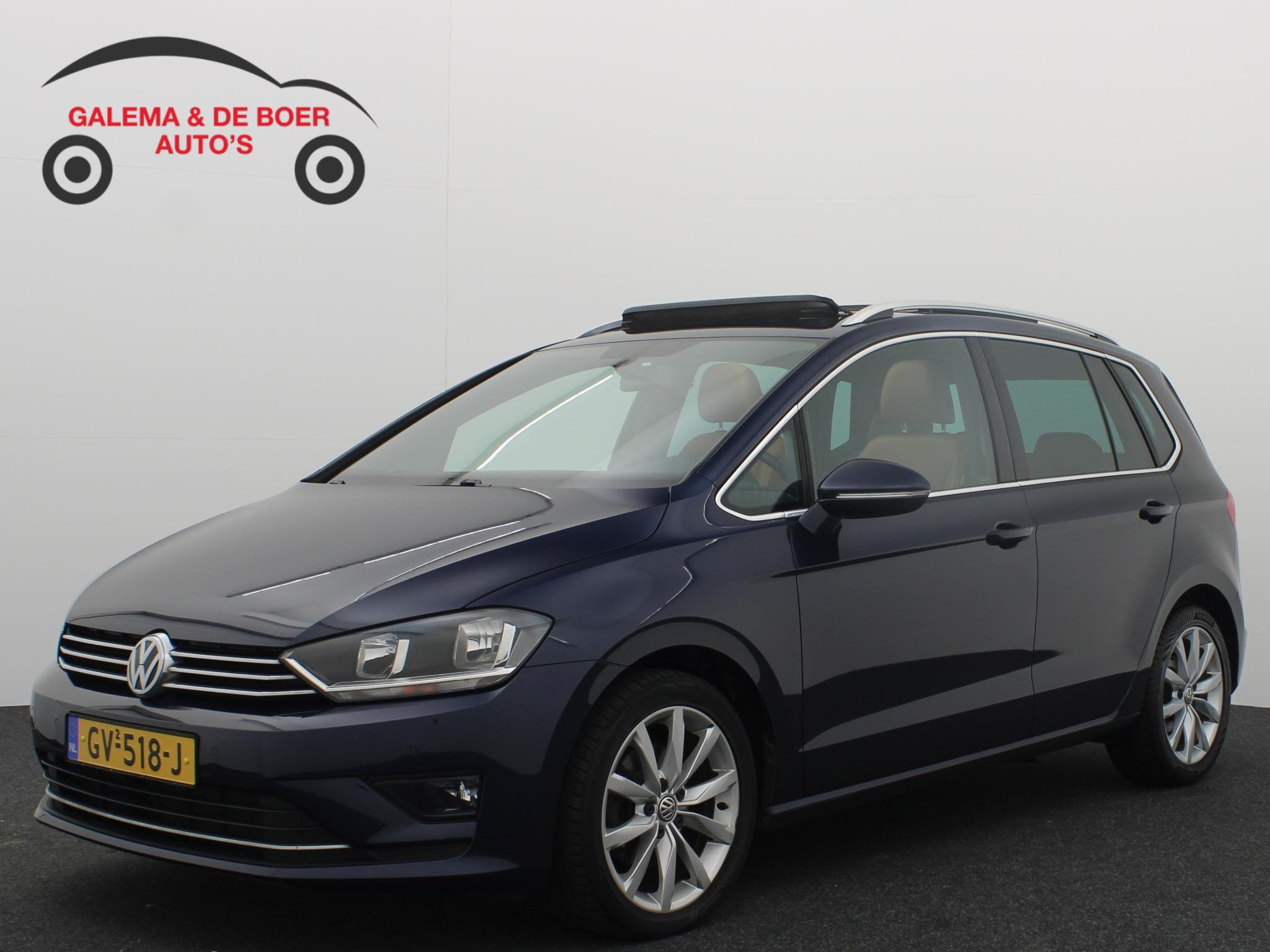 Volkswagen Golf Sportsvan 1.4 TSI Business Edition 1STE EIG, Auto's, Euro 6, Blauw, Onderhoudsboekje, 66 €/maand