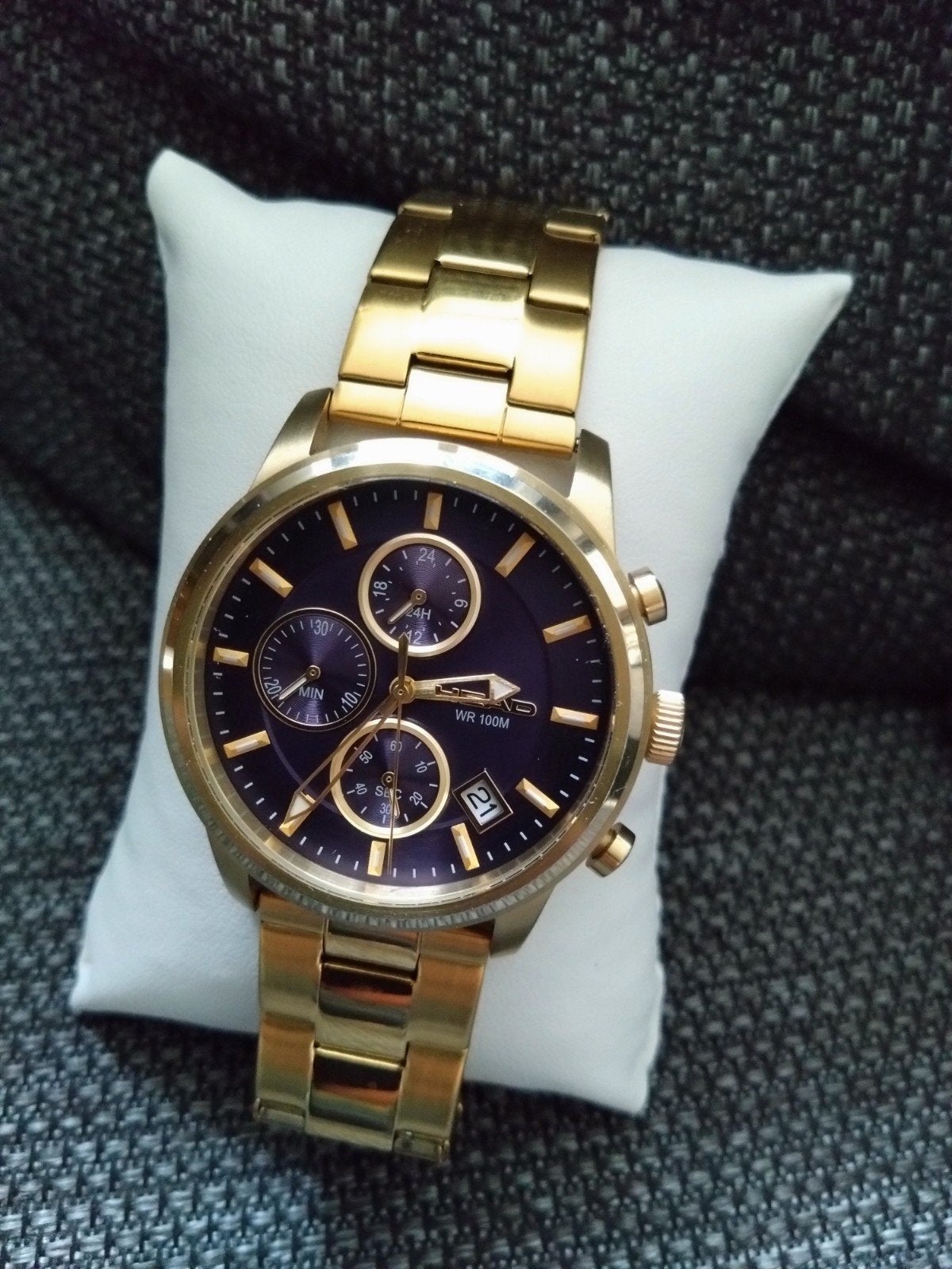 HEAD Matchpoint HE-004-05 Goudkleurig Heren Horloge, Sieraden, Tassen en Uiterlijk, Horloges | Heren, Overige merken, Staal, Staal