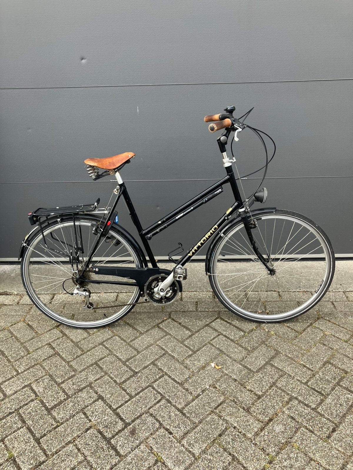 Vittorio randonneur, Fietsen en Brommers, Gebruikt, Velgrem, Versnellingen, 56 cm of meer