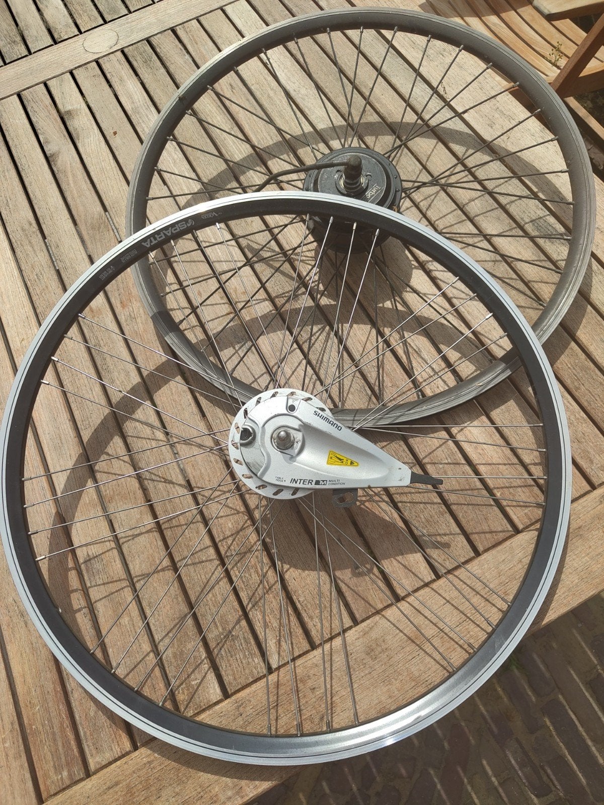 E-bike voorwiel met motor (defect), Gebruikt, Motor, Turbobike, Ophalen