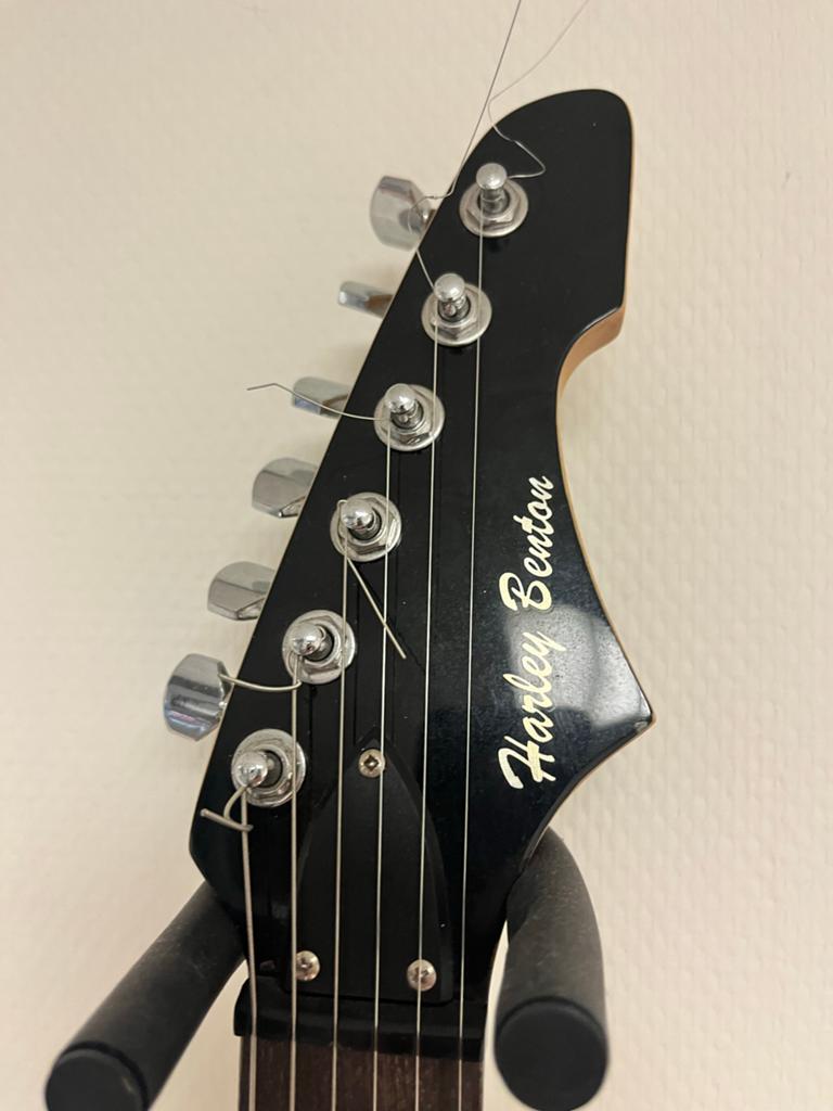 Harley Benton W-200 BK Rock Series elektrische gitaar, Muziek en Instrumenten, Ophalen, Gebruikt, Solid body, Overige merken