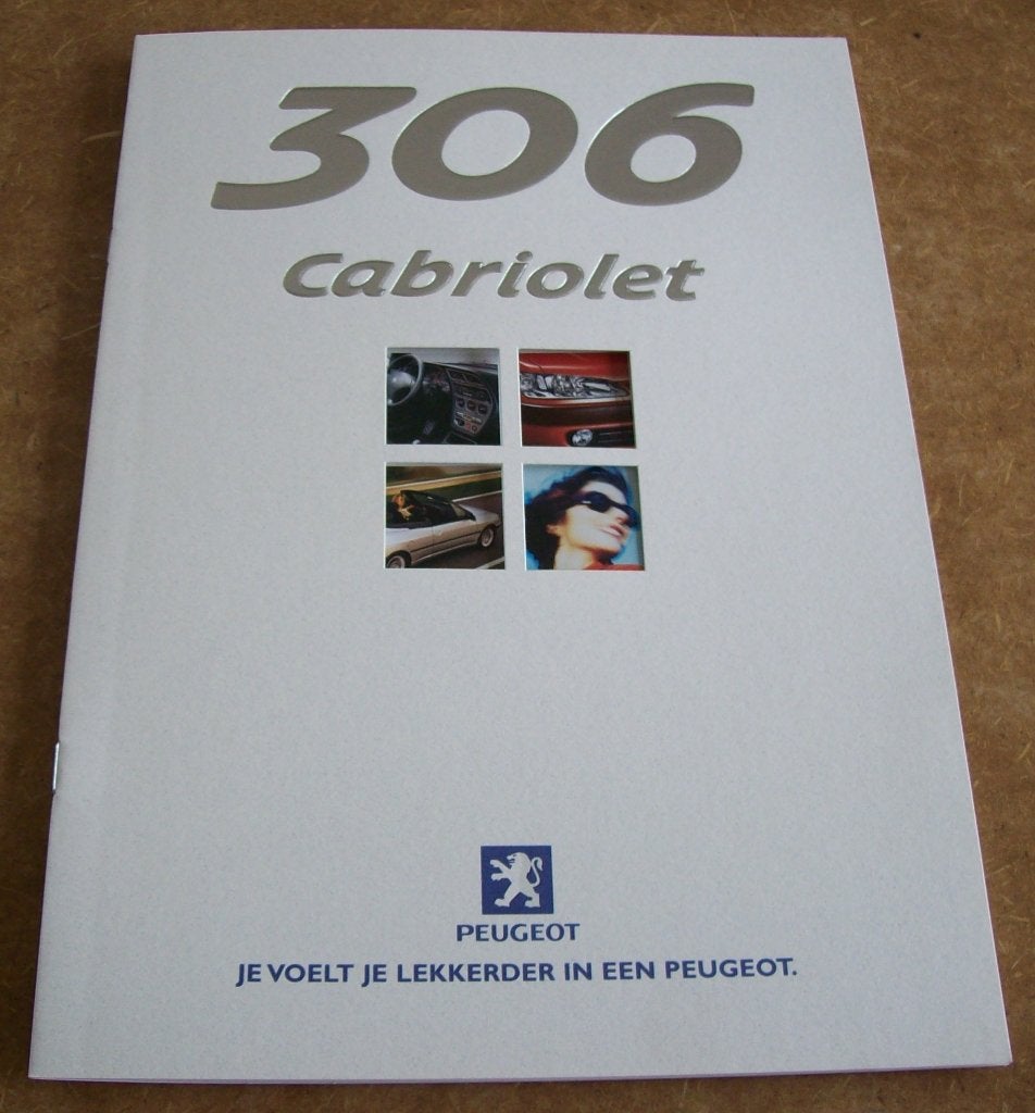 brochure Peugeot 306 Cabriolet modellen 2000, Ophalen of Verzenden, Nieuw, Peugeot