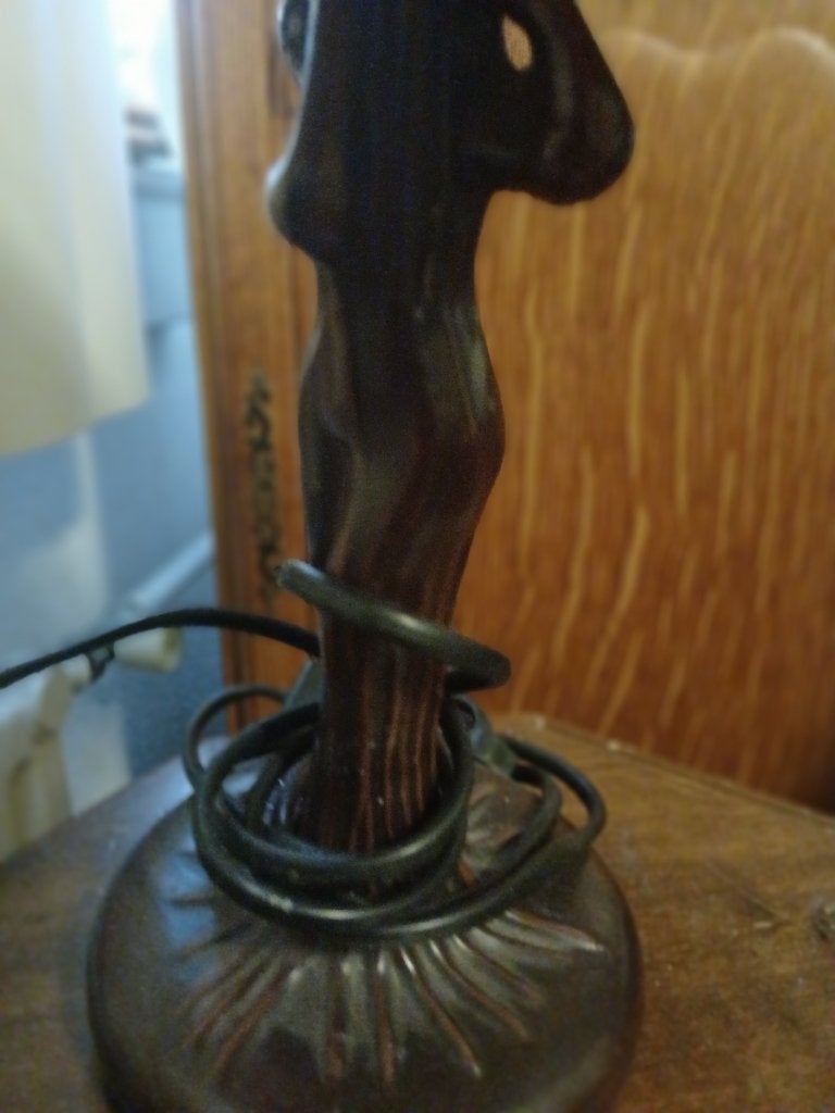 Tyffany glas in lood lamp, Ophalen of Verzenden