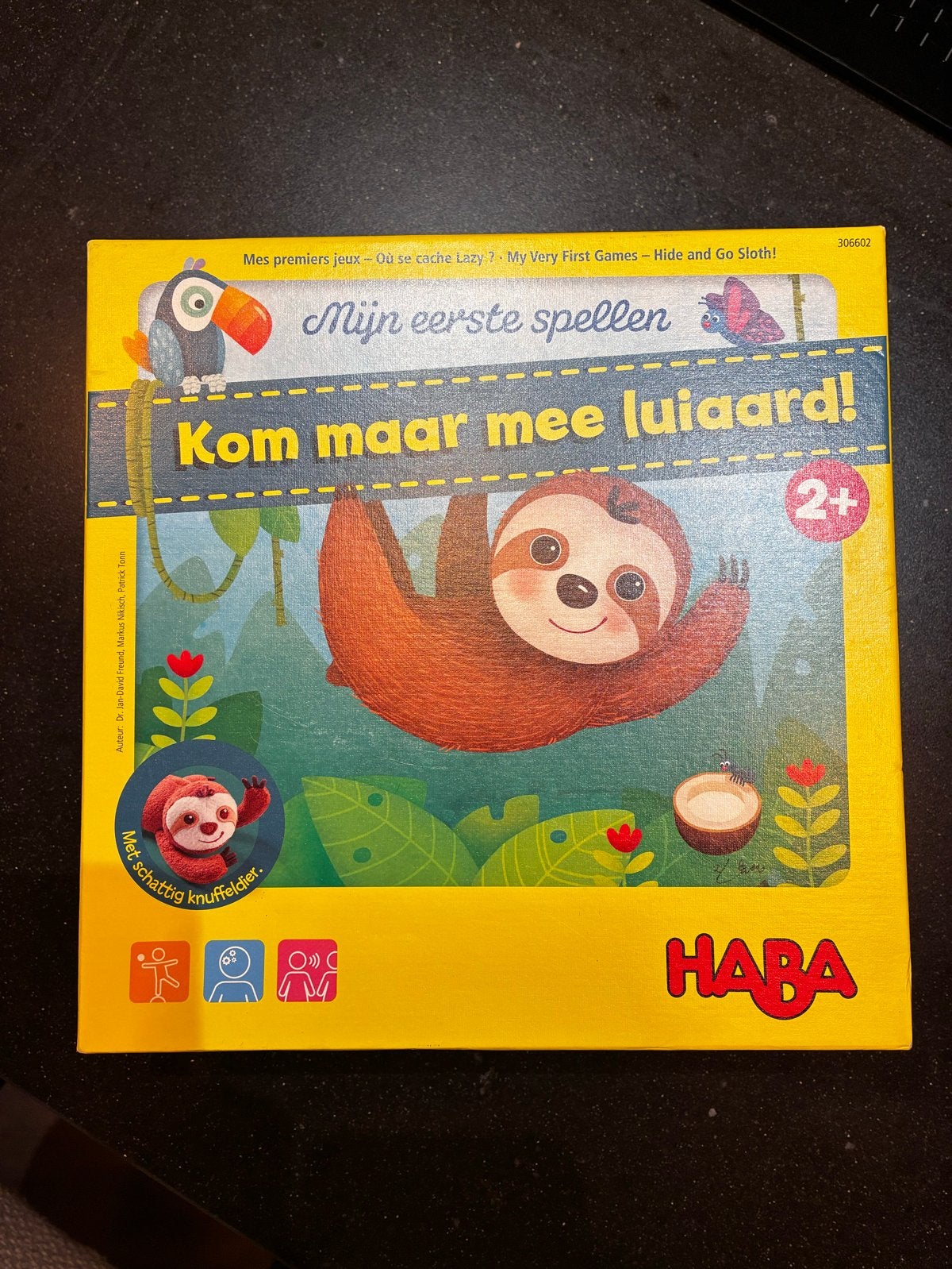 HABA Kom maar mee luiaard! Mijn eerste spellen, Een of twee spelers, Ophalen of Verzenden, Zo goed als nieuw