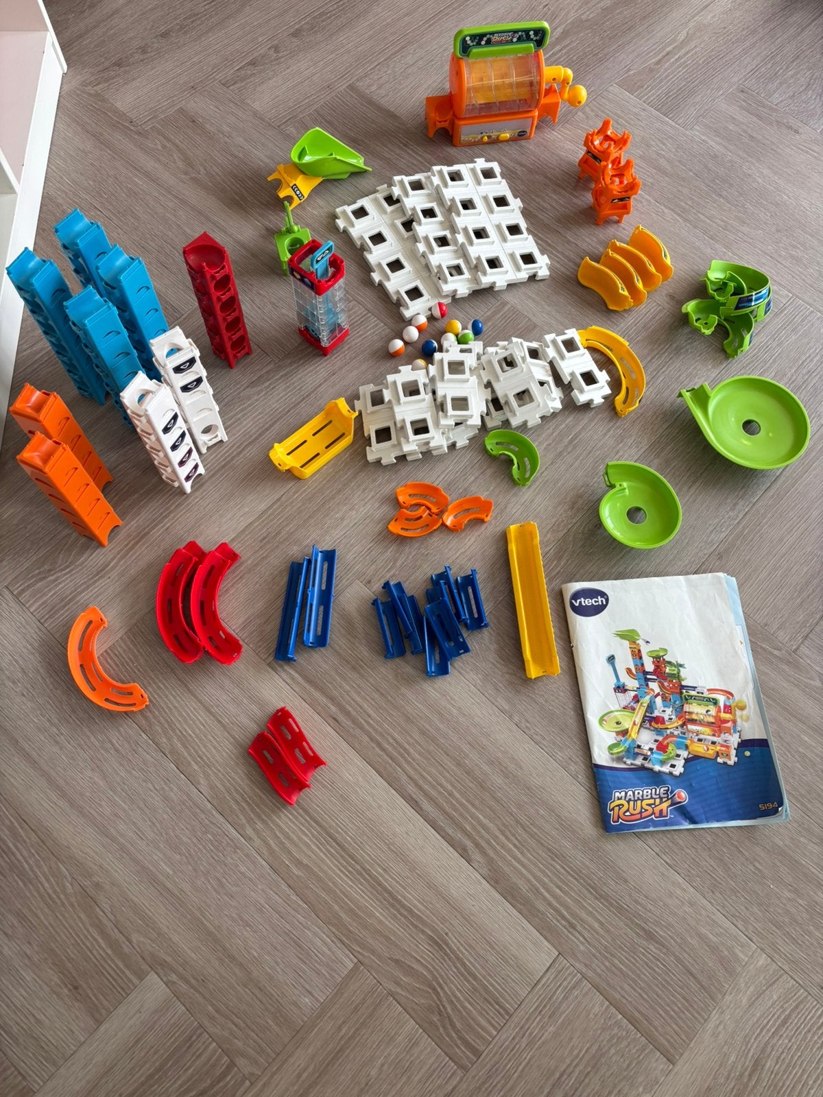 Vtech knikkerbaan Marble Rush Super Action Set L100 E, Kinderen en Baby's, Speelgoed | Vtech, Zo goed als nieuw, 4 tot 6 jaar