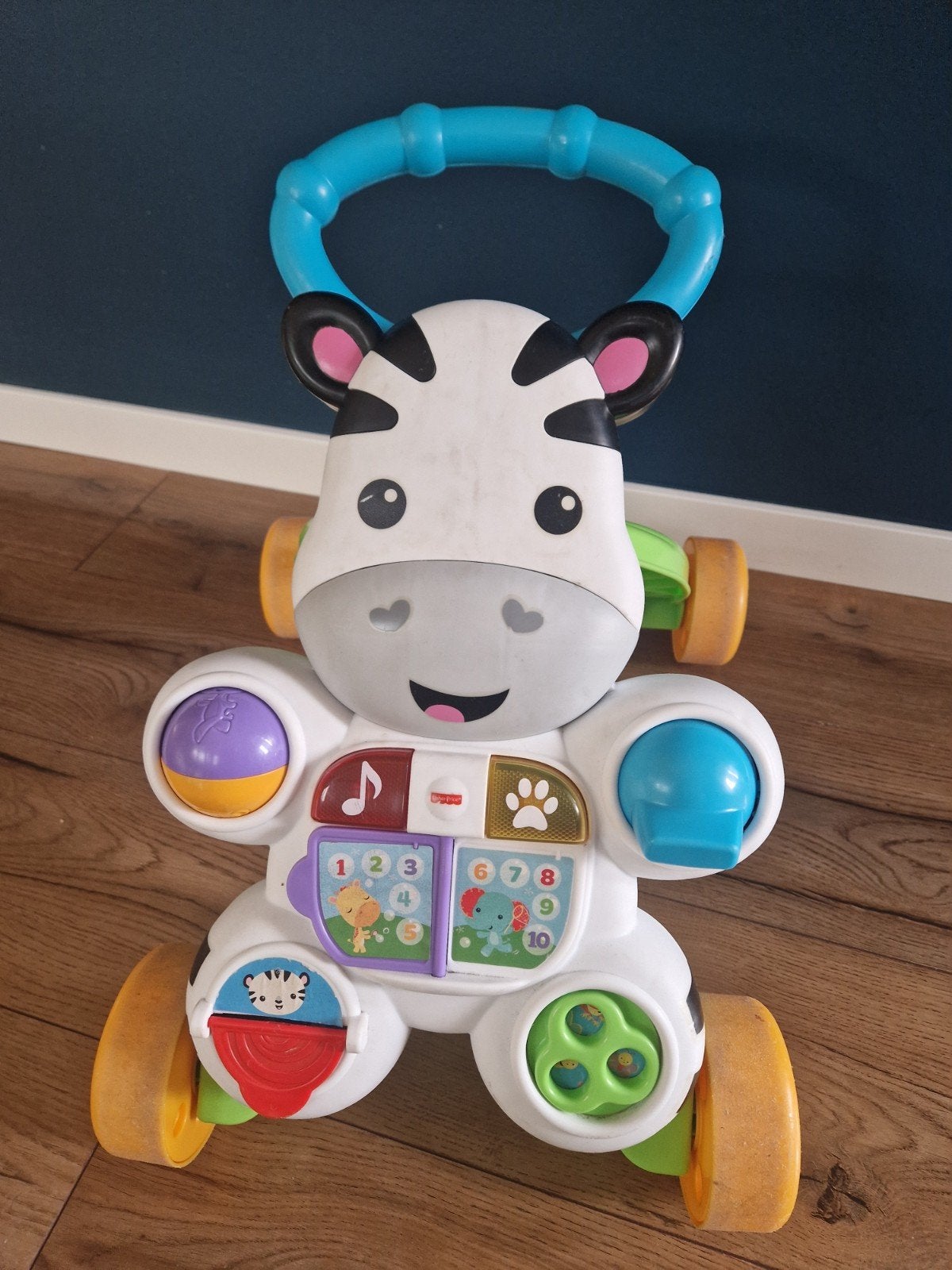 Fisher-Price Zebra Loopwagentje met geluid en licht, Ophalen, Gebruikt, Overige typen, Met licht