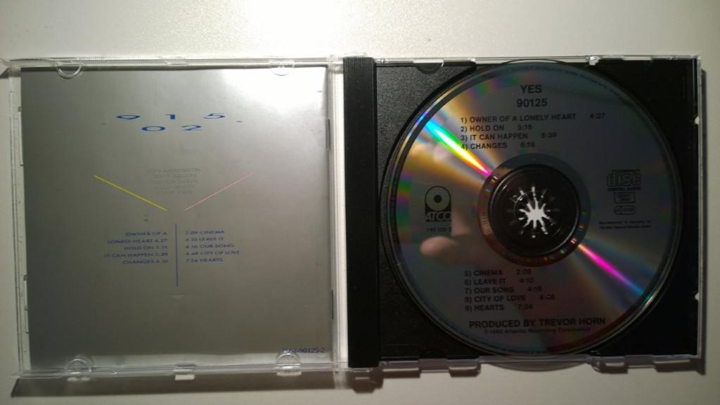 Yes - 90125, Cd's en Dvd's, Cd's | Rock, Ophalen of Verzenden, Zo goed als nieuw, Progressive