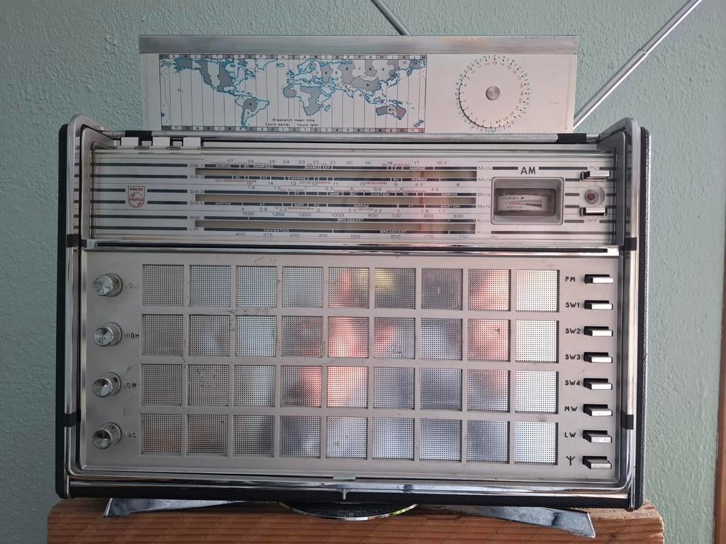 philips FM-AM DE LUXE  L6x38T/02, Ophalen of Verzenden, Gebruikt
