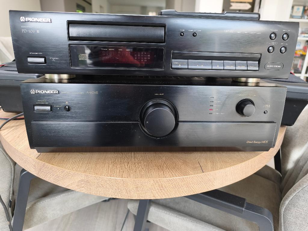 Pioneer A-605R versterker / Pioneer PD-106 cd speler, Ophalen, Pioneer