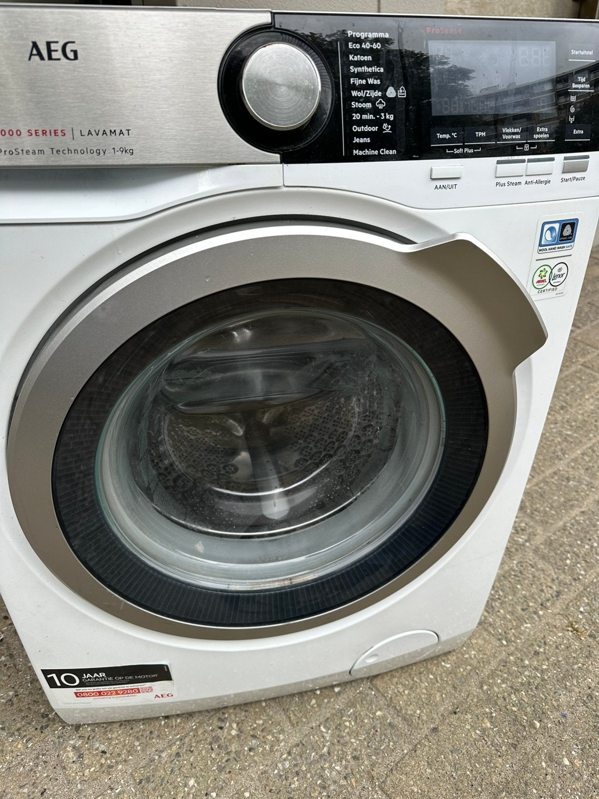AEG 7000 series wasmachine, Ophalen, 1200 tot 1600 toeren, Gebruikt, Minder dan 85 cm