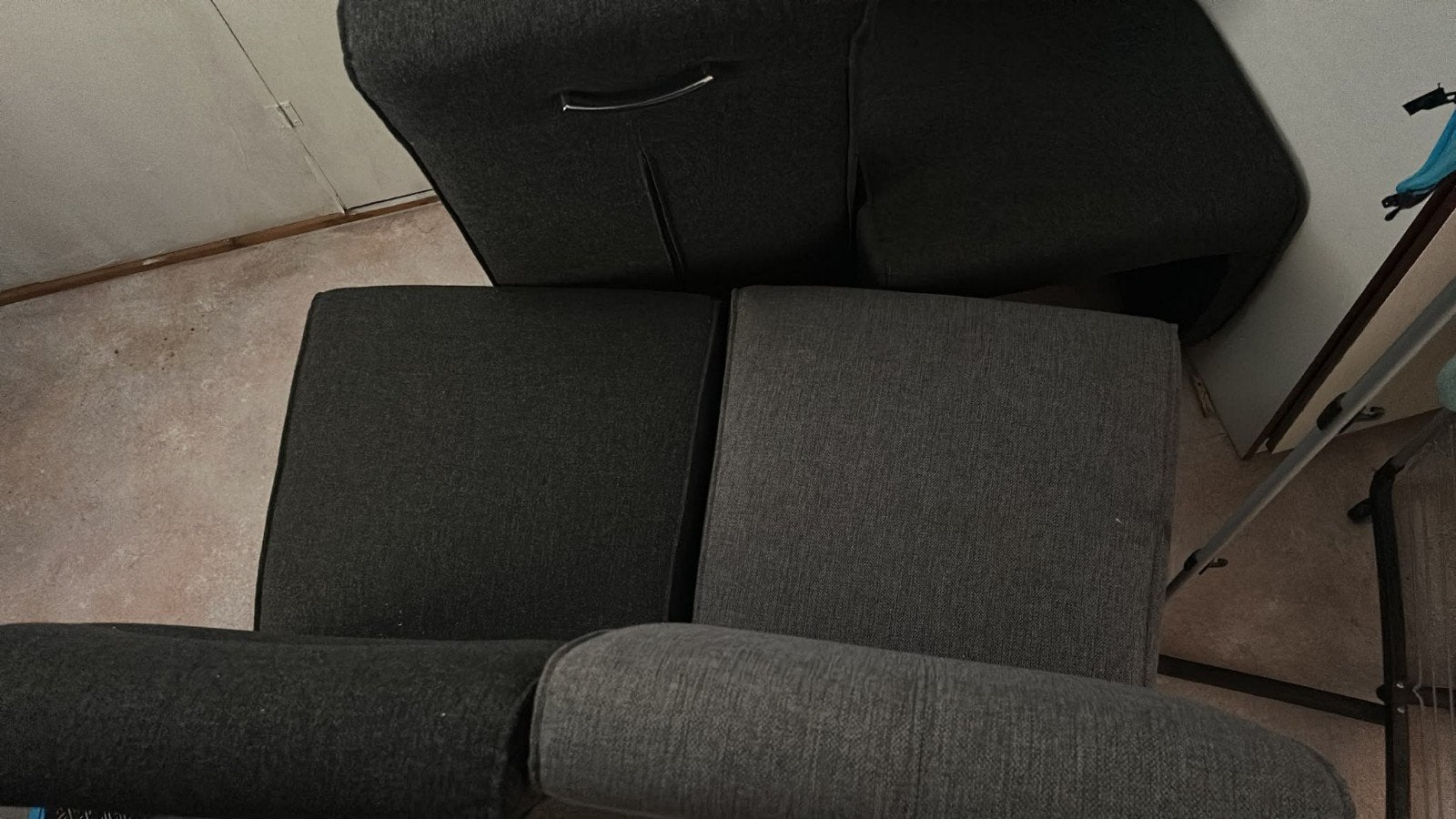 Eetkamer stoelen 2 verschillende kleuren grijs, Ophalen, Gebruikt