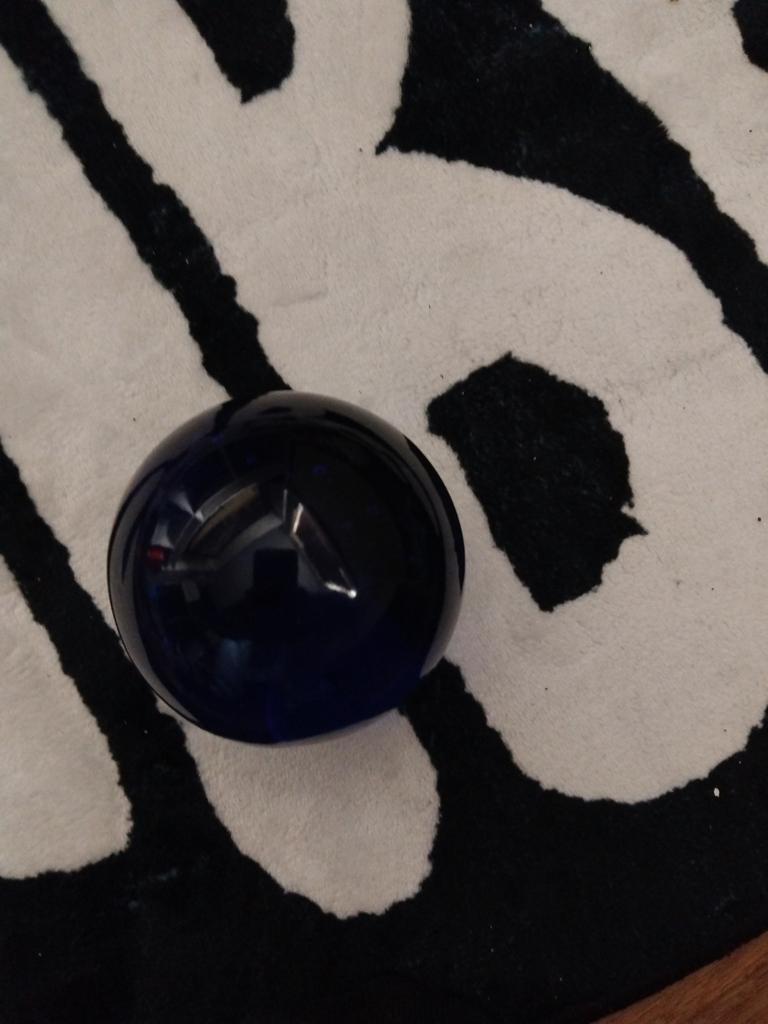 Grote blauwe knikker, Ophalen of Verzenden, Gebruikt