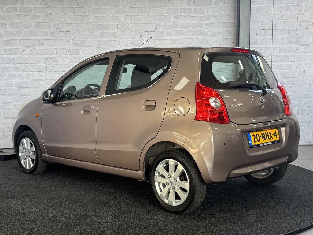 Suzuki Alto 1.0 Exclusive Airco Automaat (bj 2010), Auto's, Suzuki, Euro 5, Stof, Gebruikt, Bruin