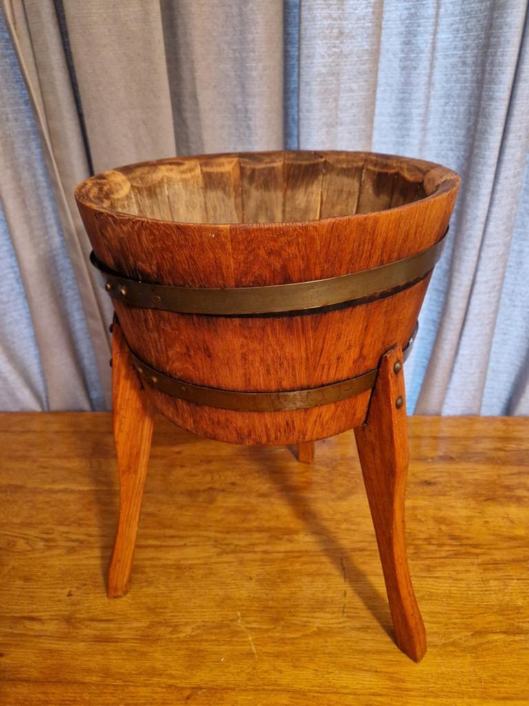 Houten pot, 40 X 40 X 52 cm, Tuin en Terras, Bloempotten, Overige materialen, Pot, Ophalen of Verzenden, Minder dan 25 cm