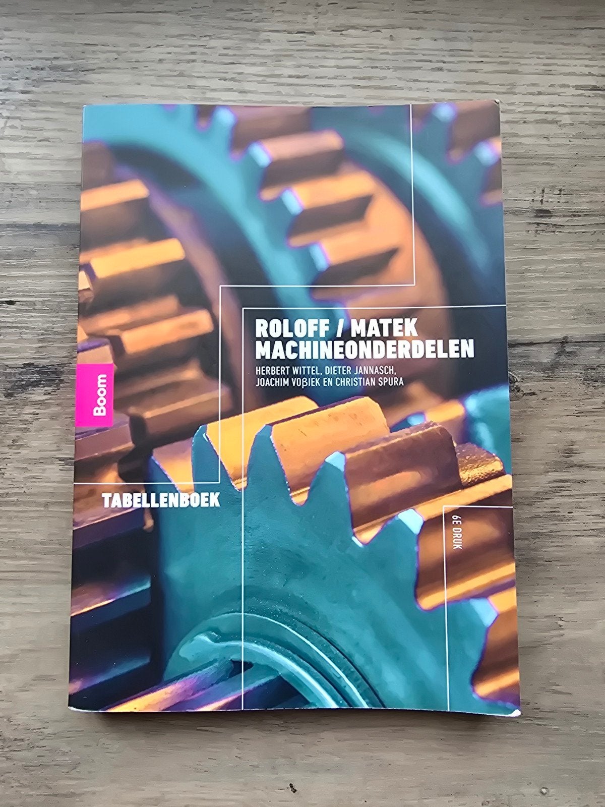 Roloff / Matek Machineonderdelen: tabellenboek, Boeken, Verzenden, Zo goed als nieuw, Herbert Wittel, Nederlands