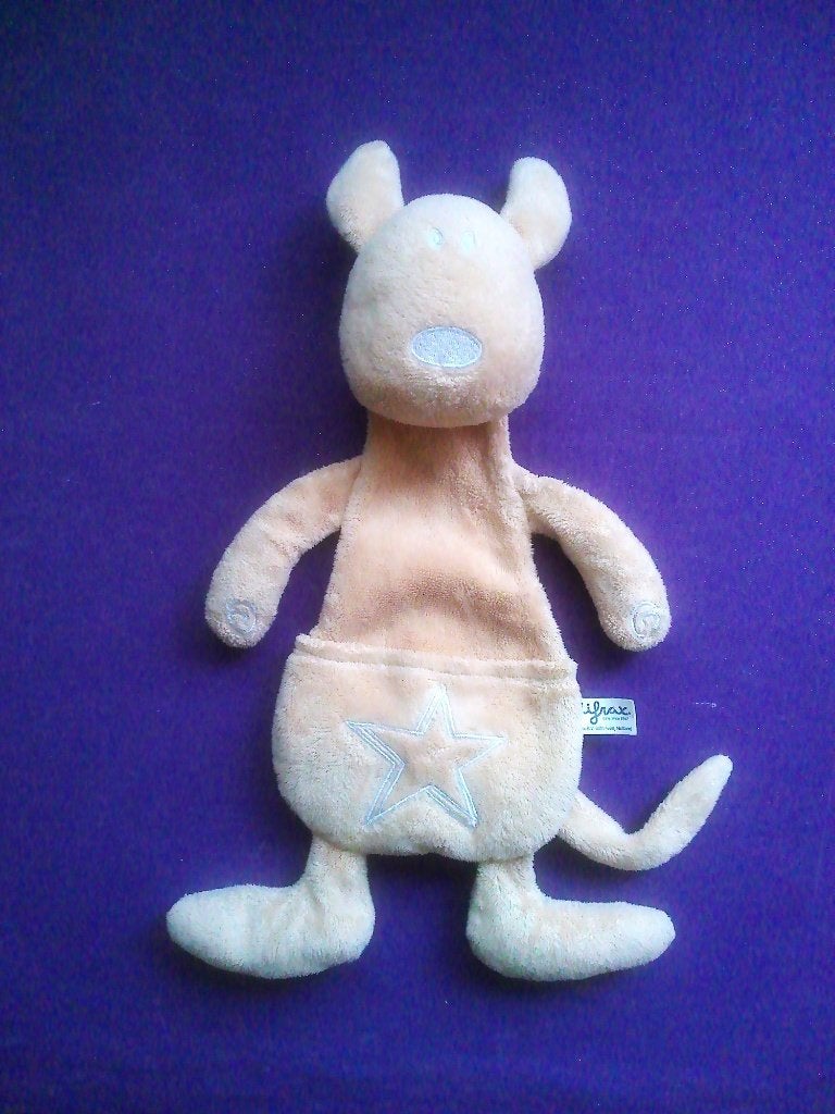 DIFRAX Knuffel KANGAROE KEN. 34 CM **Nieuw**, Overige typen, Nieuw, Ophalen of Verzenden, Met label