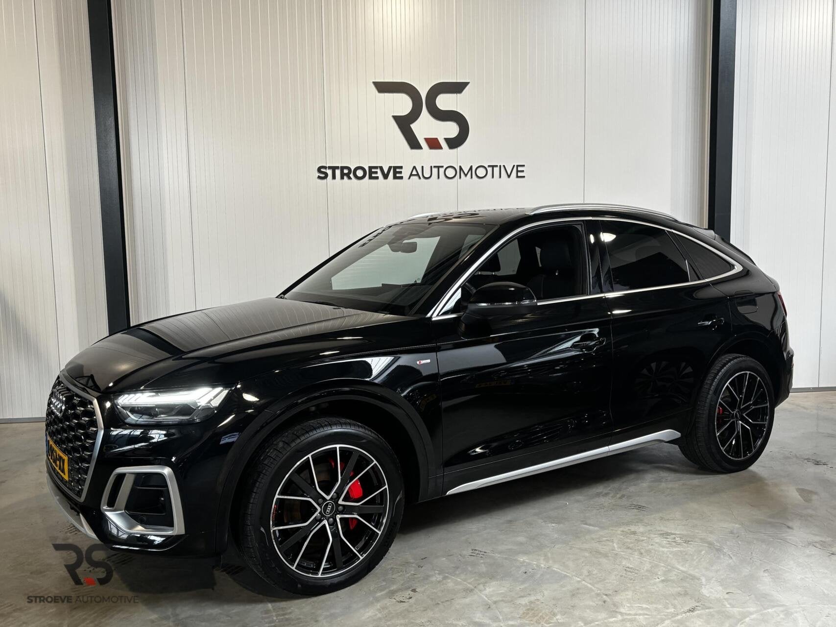Audi Q5 Sportback 50 TFSI-e S-Tronic S-Edition | Navi | Matr, Auto's, Audi, Automaat, 4 cilinders, Leder en Stof, Zwart