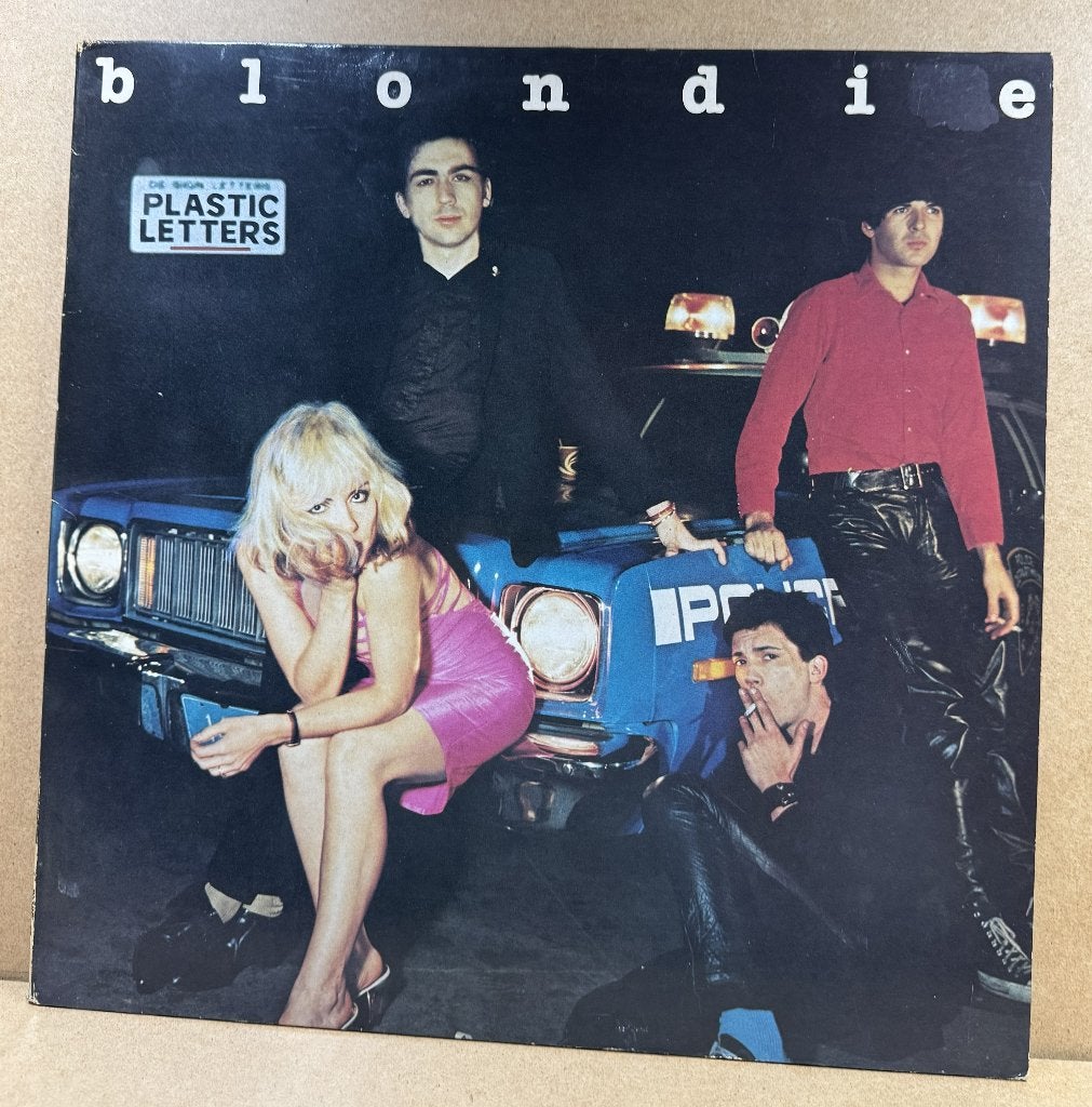 LP - Blondie - Plastic letters, Cd's en Dvd's, Vinyl | Rock, Gebruikt, Inclusief binnenhoes, Ophalen of Verzenden, 12 inch