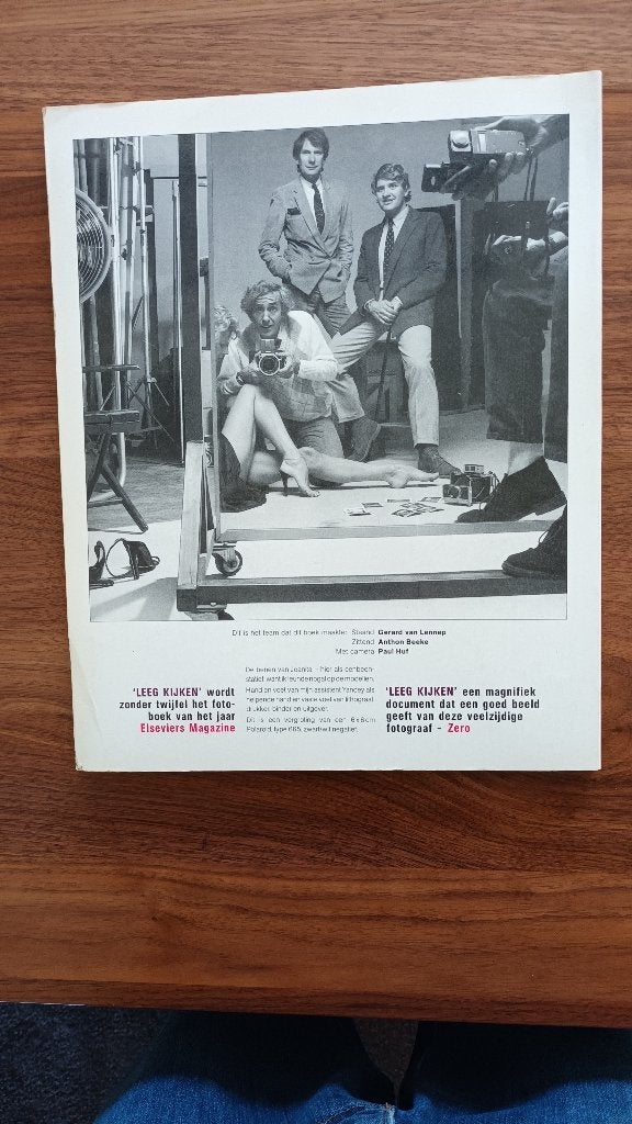 album PAUL HUF  "leeg kijken", h31xb25 en 1 dik, Boeken, Ophalen of Verzenden, Zie beschrijving, Gelezen, Fotografen