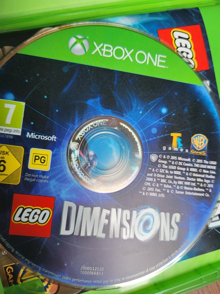 LEGO Dimensions Xbox One Game ! (Disc only), Spelcomputers en Games, Games | Xbox One, Avontuur en Actie, Gebruikt, 2 spelers