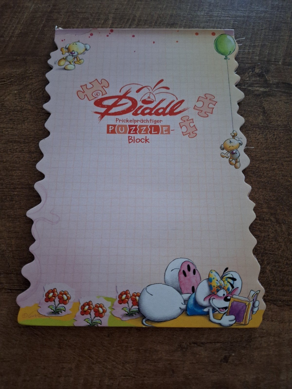 Diddl Puzzelblok nr. 299 met 38 blaadjes, Ophalen of Verzenden, Diddl, Gebruikt, Papier, Kaart of Schrift