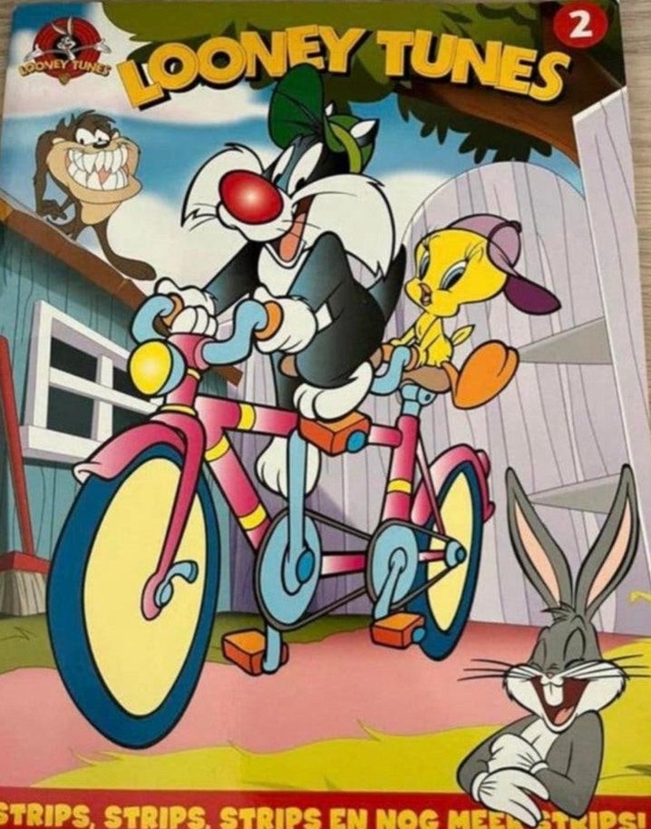 Looney Tunes Stripboek Nr. 2 Sylvester, Tweety en Bugs Bunny, Boeken, Eén stripboek, Ophalen of Verzenden, Gelezen