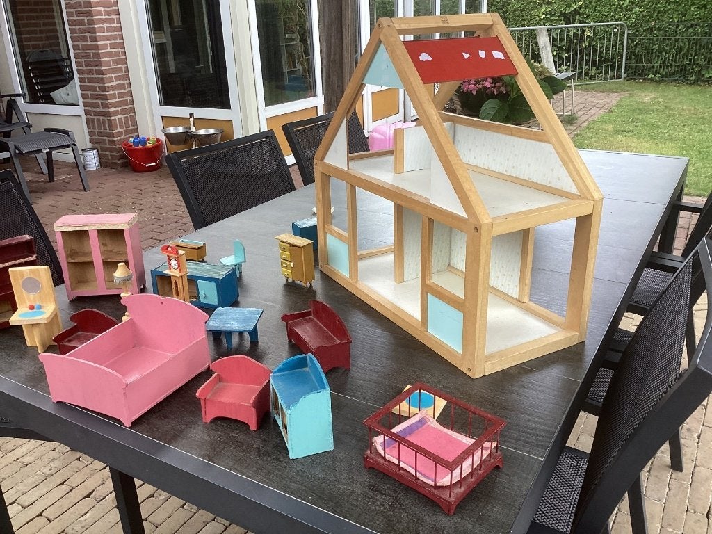 poppenhuis, Ophalen of Verzenden, Gebruikt, Poppenhuis