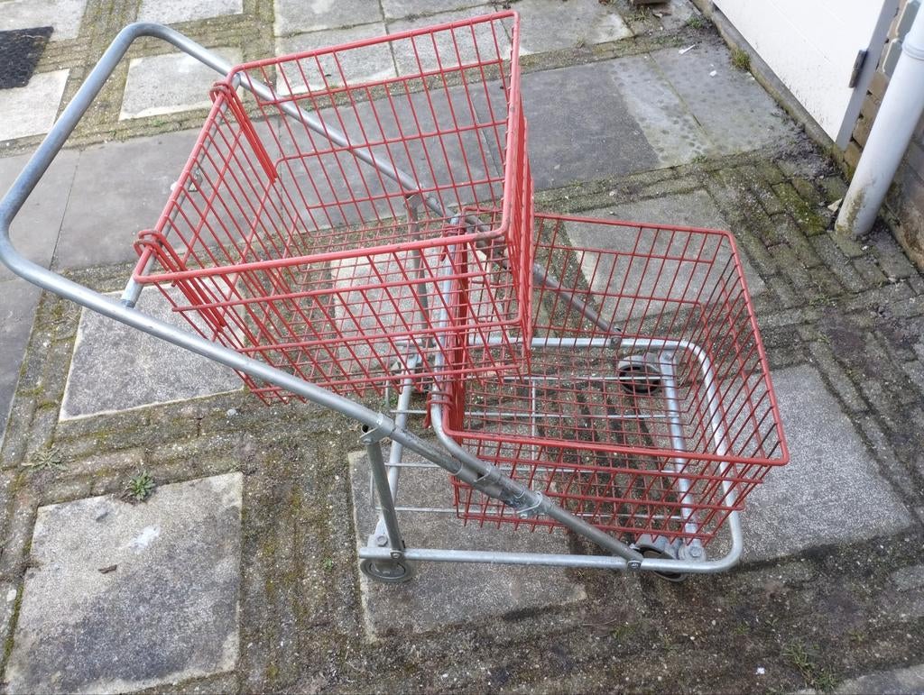 Boodschappen trolley., Ophalen
