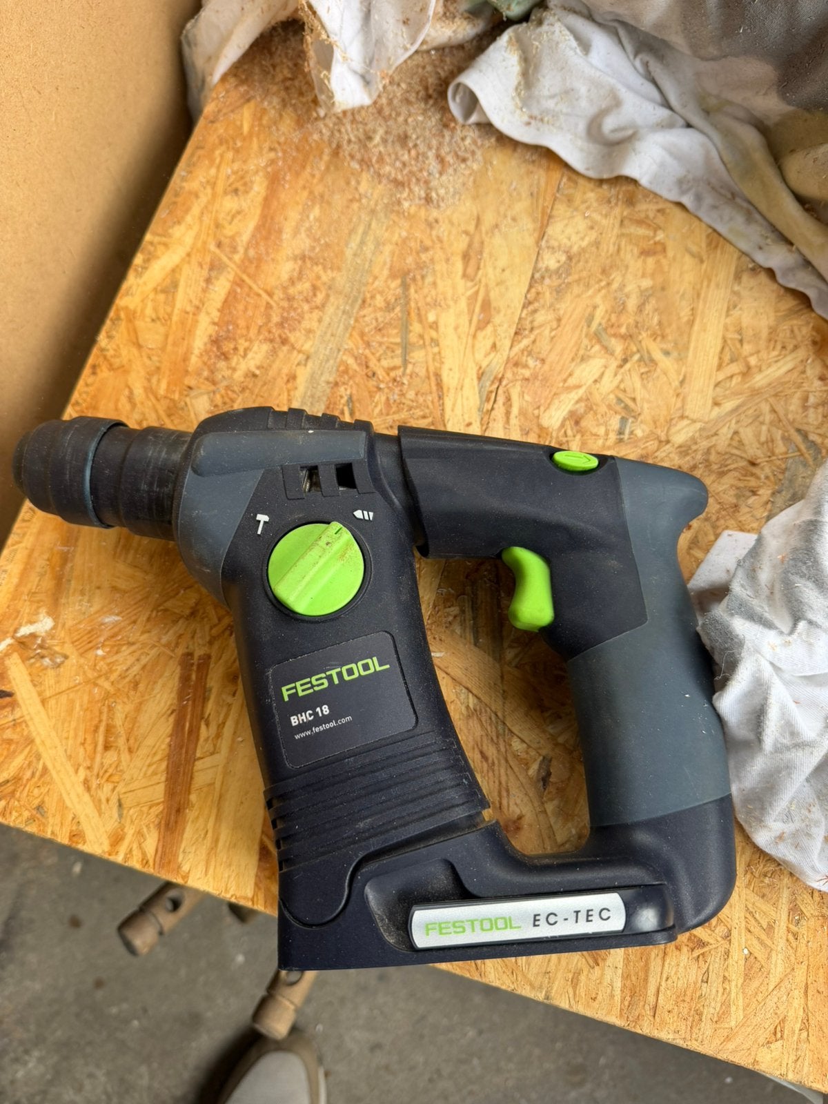 Festool boorhamer, Ophalen of Verzenden, Zo goed als nieuw, Boor- en/of Breekhamer