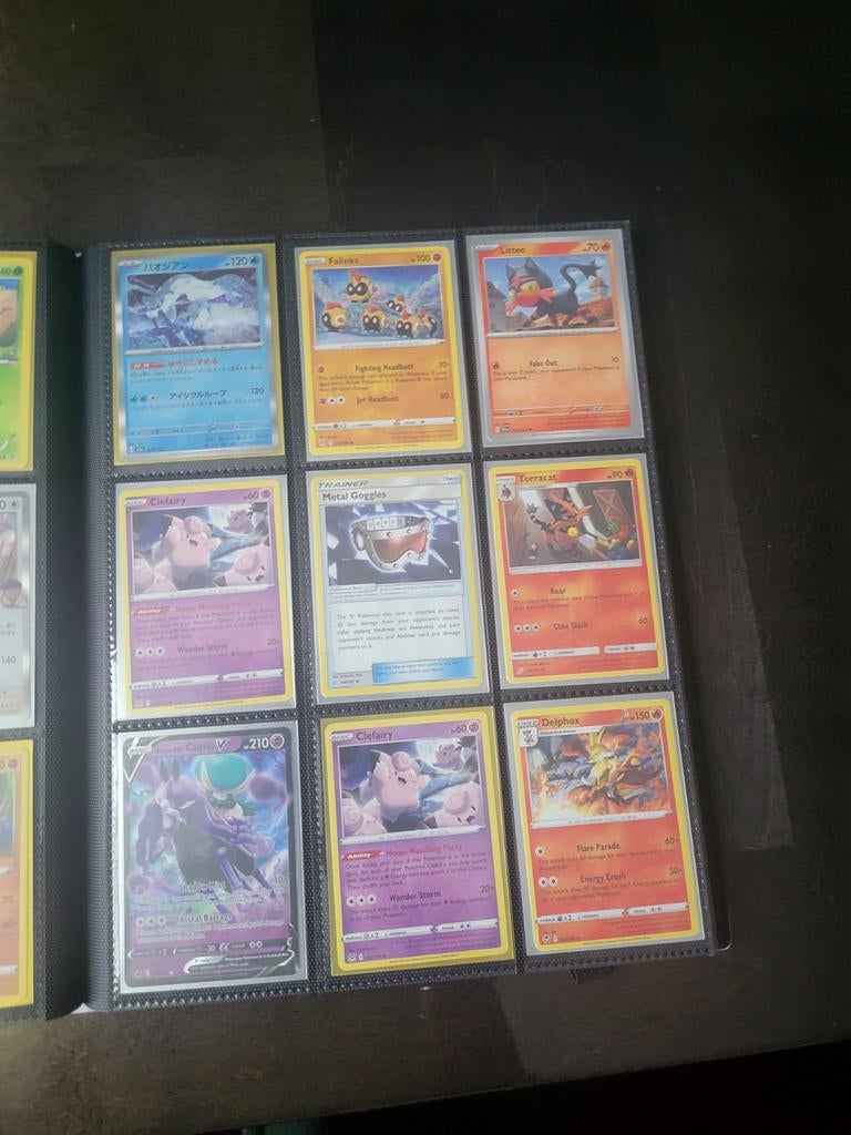 Pokémon kaarten verzamelmap - diverse kaarten, Ophalen of Verzenden
