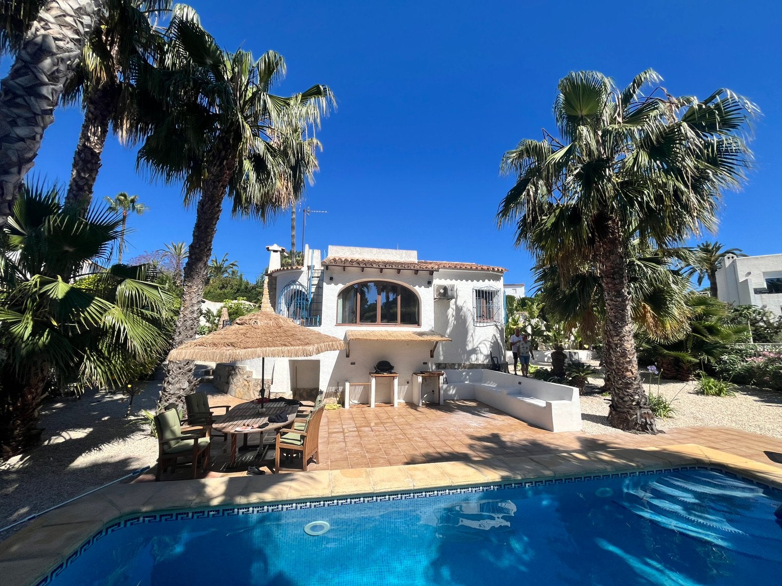 ️🏖️Moraira - buitenkans: vrijstaand huis /pool- 4 pers, Dorp, 2 slaapkamers, Costa Blanca, Open haard