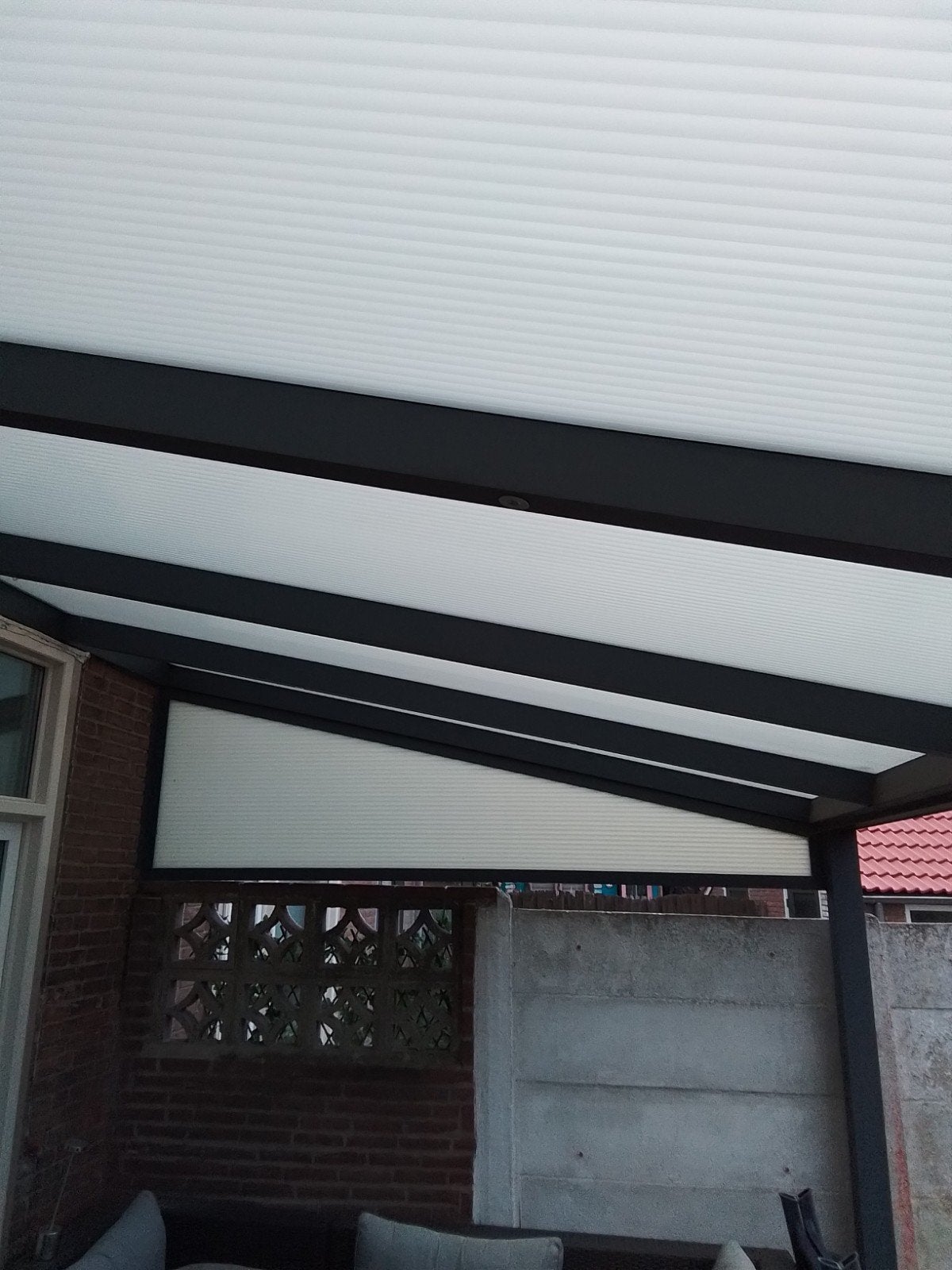 veranda aluminium, Ophalen, Zo goed als nieuw, Veranda