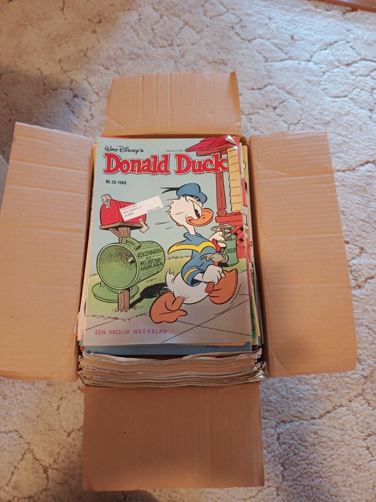 Donald Duck complete jaargangen 1987, 1988, 1989, 1990, Boeken, Complete serie of reeks, Ophalen of Verzenden, Gelezen