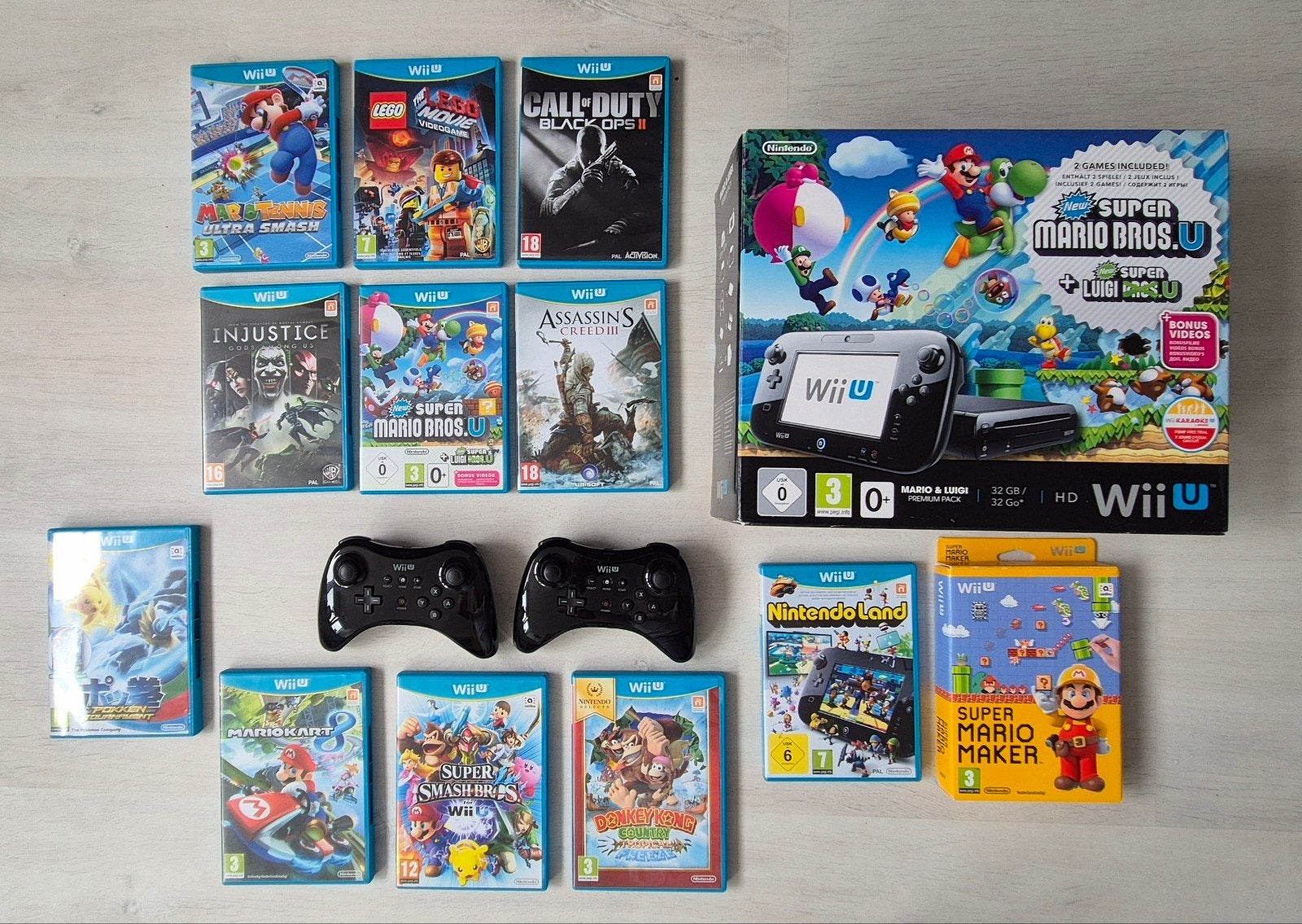 Nette Nintendo Wii U met diverse spellen en dockingstation, Spelcomputers en Games, Spelcomputers | Nintendo Wii U, Ophalen of Verzenden