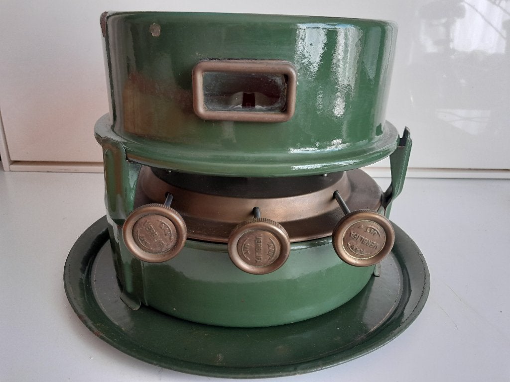 Petroleumstel 3 pitter, werkt prima., Ophalen of Verzenden