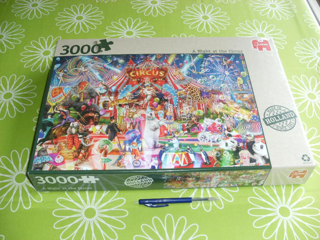 Nieuw in seal: A night at the circus - 3000 stukjes - Jumbo, Ophalen of Verzenden, Meer dan 1500 stukjes, Nieuw, Legpuzzel