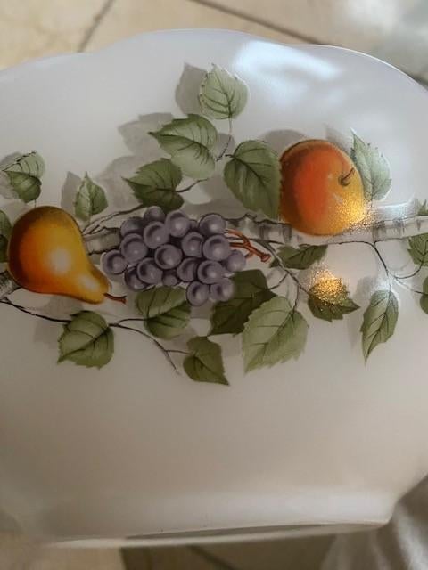 Acropal schalen met schulpranden fruit de france, Ophalen of Verzenden