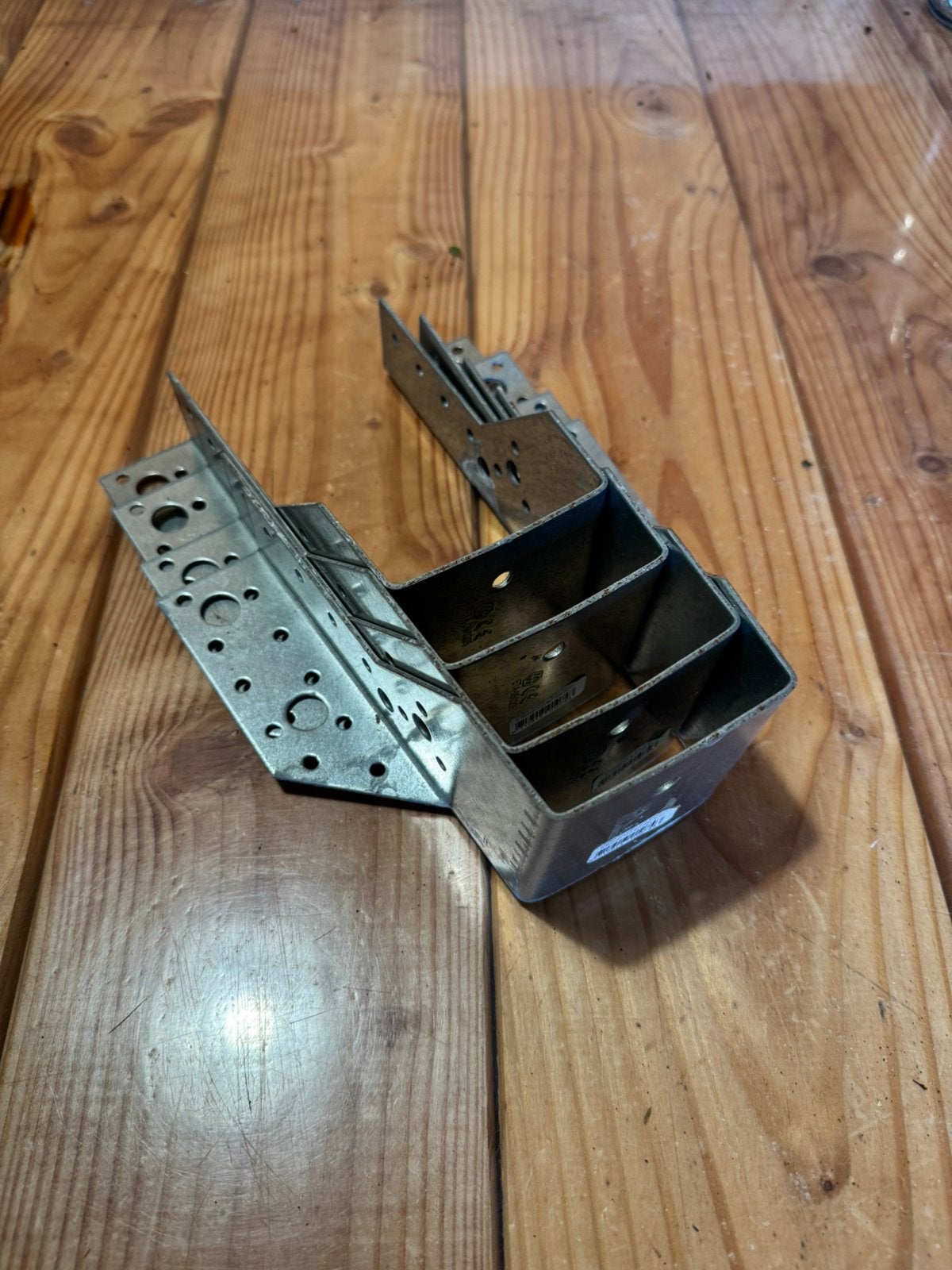 Balkdragers zwaar verzinkt 380x71x154mm (4 stuks), Ophalen of Verzenden, Zo goed als nieuw