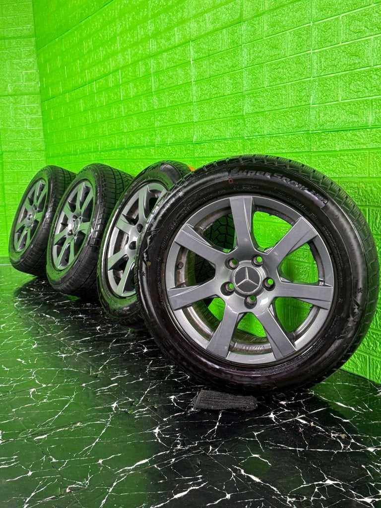 Mercedes S-Klasse E-Klasse velgen 16" 5x112 winter w210 w220, Auto-onderdelen, Banden en Velgen, Niet ingevuld, Gebruikt, 16 inch