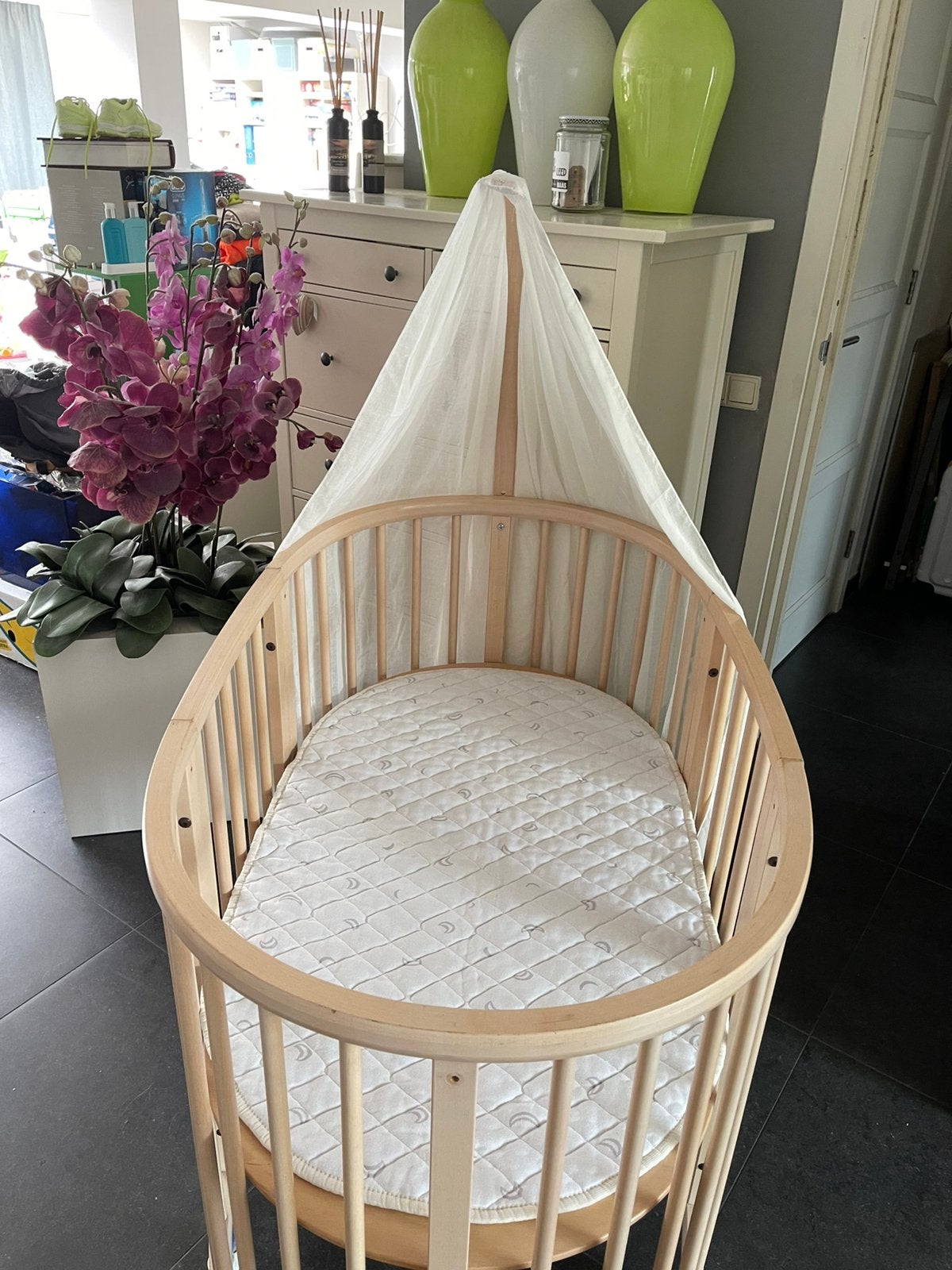 Stokke SLEEPI babykamer, Ophalen, Zo goed als nieuw, Ledikant